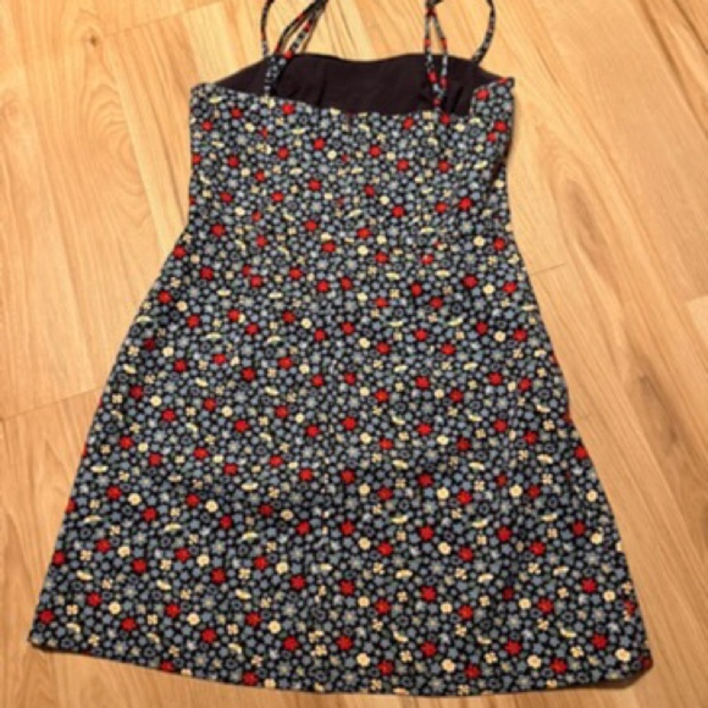 French connection -Floral Square-Neck Mini Dress - Blue - Picture 3 of 5